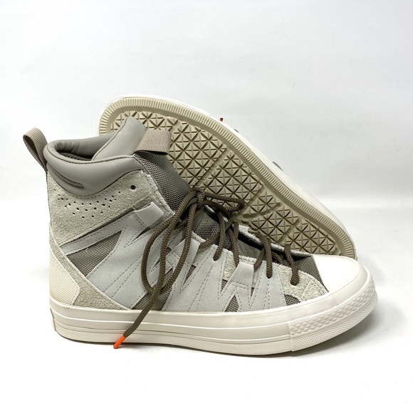 Converse 172350C Chuck 70 High Top Suede Crockery Beige Women’s Sneakers - Picture 7 of 9